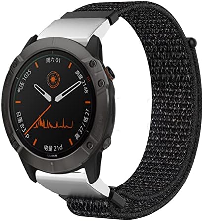 Ilazi Liberação rápida Nylon Watchband Strap for Garmin Fenix ​​7x 7 6x 6 Pro Fenix ​​5x 5 3 3HR 935 945 Smart