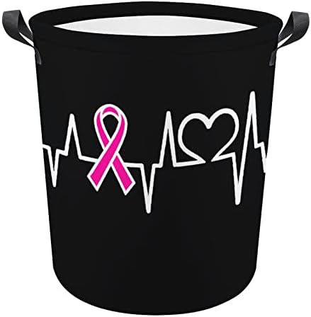 Câncer de mama batimentos cardíacos grandes cestas de lavander