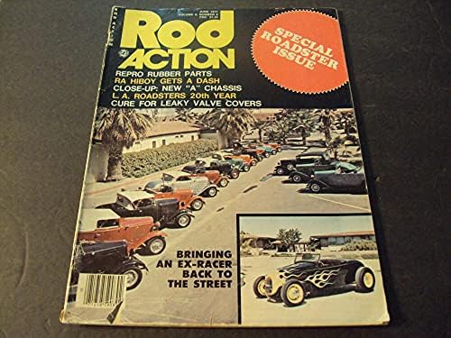 Rod Ação Jun 1977 Emissão especial de roadster, cura com vazamentos de válvula tampas de válvula