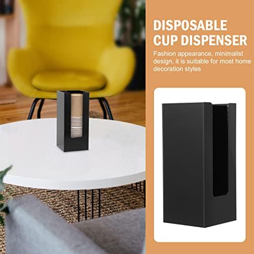 Heimp Cup Dispenser Desktop Water Cup Titular acrílico Disponível de água descartável Organizador