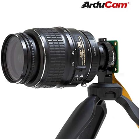Adaptador de montagem da lente Arducam para lente Nikon F-Mount para Câmera de HQ de Raspberry Pi de Mount