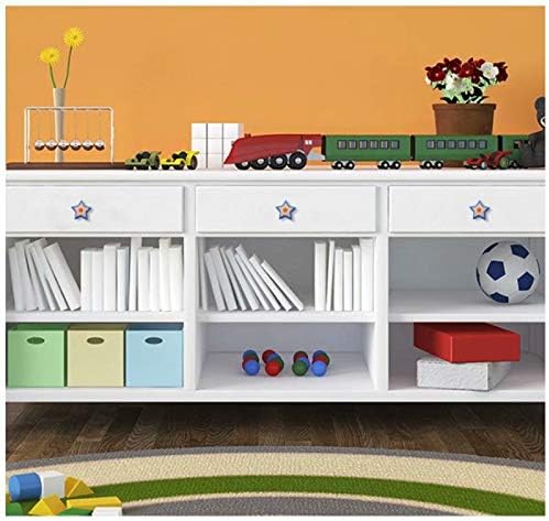 FirstDecor 10pcs Cabinete de gaveta infantil, botões de quartos e lida com caracóis rosa Móveis de desenho animado