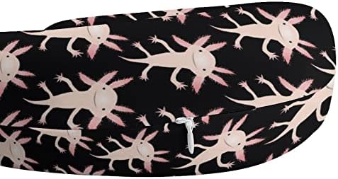 Travesseiro de pescoço axolotl travesseiro macio lavável em forma de U para viagens de escritório