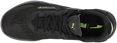 Sapatos de tênis de treinamento de fusíveis de puma masculino - preto