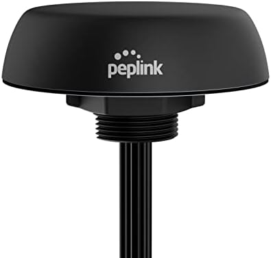 PEPLINK MOBILIDADE 40G, 4X4 MIMO 5G Antena celular pronta com receptor GPS, QMA, 1 ft/0,3m, preto | Ant-MB-40G-Q-B-1