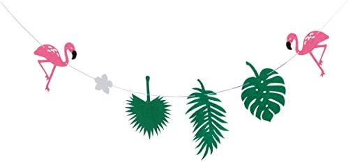 Banner havaiana de bestoyard bandeira de garland para festa de verão havaiana luau tropical festival