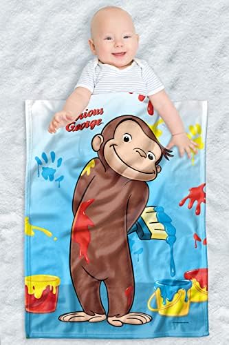 LogoVision Curious George, 30 x40 Blanket