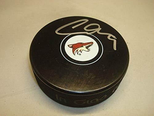Sam Gagner assinou o Arizona Coyotes Hockey Puck autografado 1a - Pucks autografados da NHL