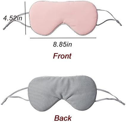 2 PCs Máscara de olho para dormir super macia com uma bunda elástica ajustável tampas de cabeça