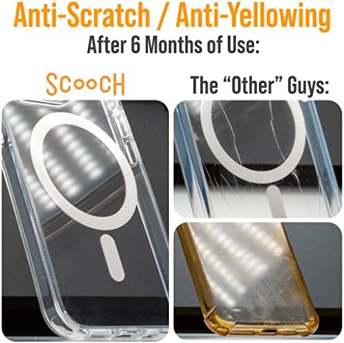 Scooch iphone 12 mini capa compatível com magsafe com protetor de tela [magcase] iphone 12 mini case magsafe,