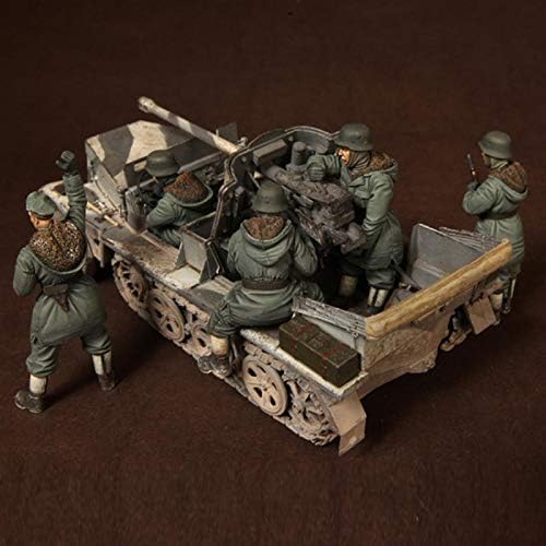 Goodmoel 1/35 WWII Soldier Alemão Soldier Resina Figura / Soldado Desmonte e não pintado kit em miniatura