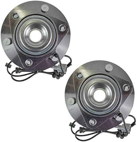 SCKJ Front Wheel Hubs & Bearings Par Set Compatível com