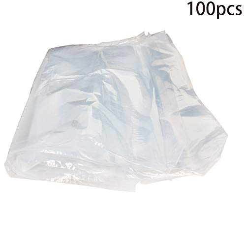Sacos de embrulho de encolhimento de othmro, 100pcs 15,75*11,81 polegadas Clear POF Sacos de embalagem
