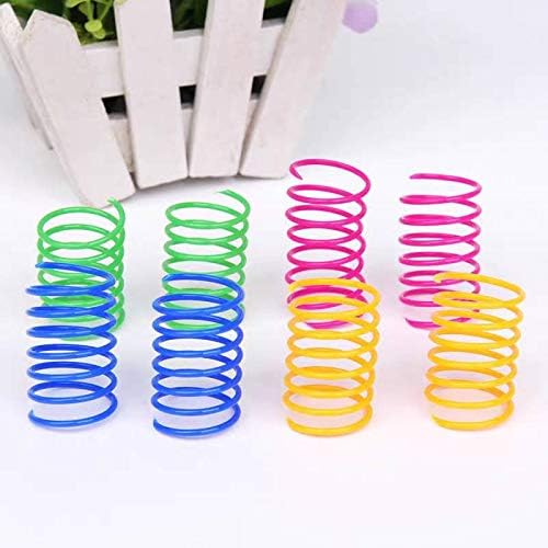 Bouncing Cat Spring Spring Plastic Toy Cat Cat Interactive Spring Toy Toy Ball Supplies Pet Supplies Organizer
