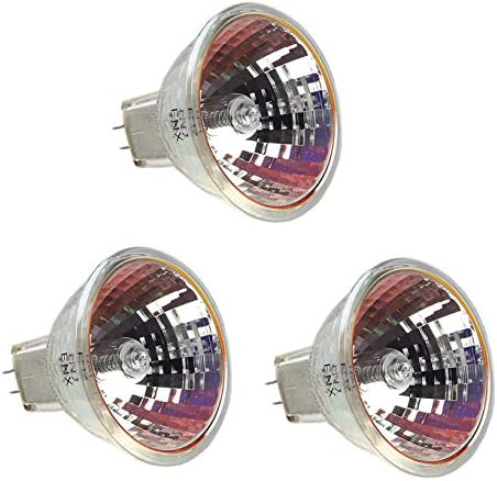 Lâmpada refletor dicróico Eiko ENX, 82V, 360 watts, 4,39 amperes, base GY5.3, lâmpada MR16, filamento