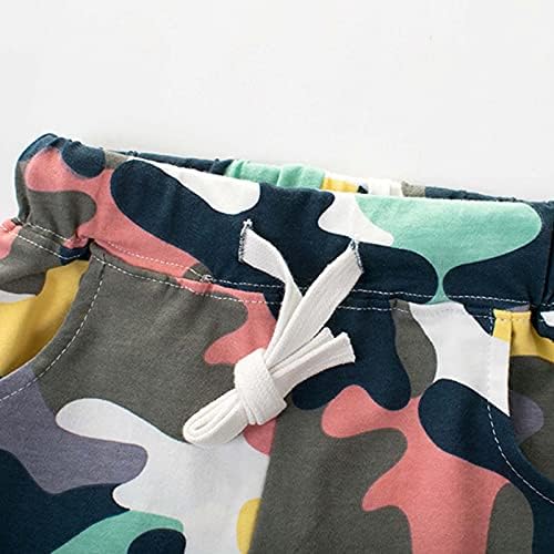 Loodgao Kids Boys Camuflage Shorts Bottoms With Pockets Summer Track Surfras calças quentes roupas