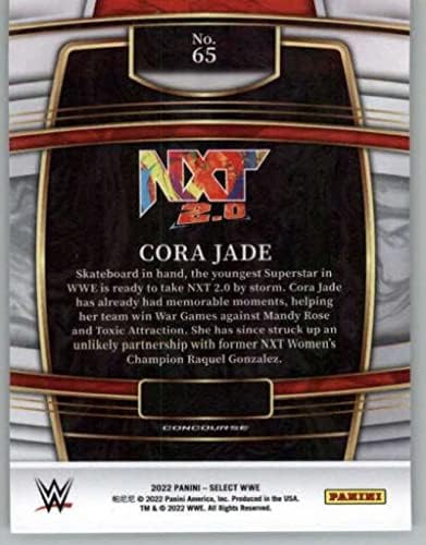 2022 Panini Select WWE 65 Cora Jade Concourse NXT 2.0 Cartão de negociação de luta livre