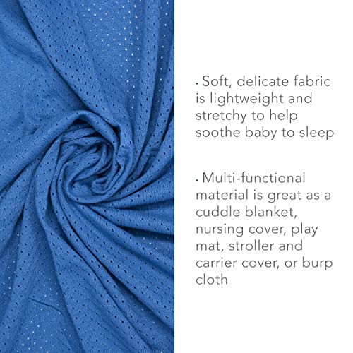Woombie Organic Cotton Airwrap Baby Swadling Blanket Set - Cobertores de recebimento leves e multiuso - Conjunto