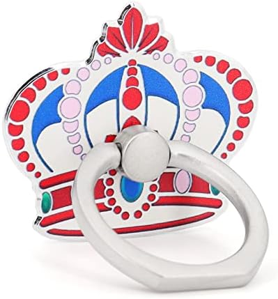 Lamignonne Cell Teller Titular Crown Ring Ring Stand 360 ° Rotação 180 ° Flip Universal Kickstand Compatível com