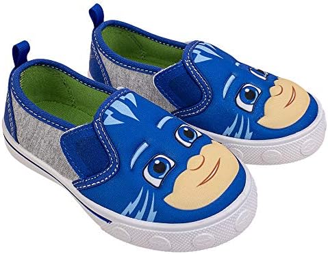 PJ Máscara os sapatos de criança, deslizamento superior baixo em tênis, gekko e owlette, criança