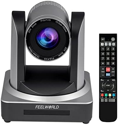 Feelworld 3x Poe20x PTZ Câmera e pacote de troca de vídeo l2plus