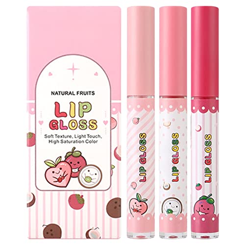 Xiahium Lip Gloss Valentines Velvet Pink Lip Glaz