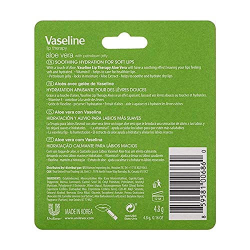 Vaselina Aloe Fresh Lip Therapy Stick- .16 oz