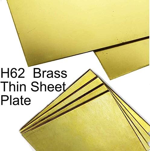 Nianxinn Brass Copper Placa de folha de metal Materiais industriais de refrigeração crua H62 Cu