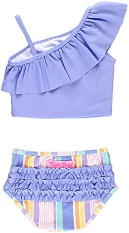 RuffleButts Baby/Toddler Girls Ruffle Tankini Swimsuit