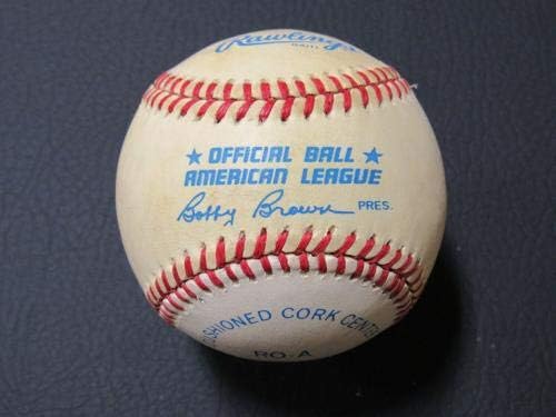 Mike Torrez assinou autógrafo Autograph Rawlings Oal Baseball B96 - Bolalls autografados
