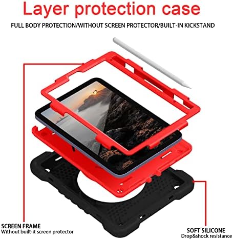 Caixa de comprimido de clipes de proteção para tablets Zhengning para iPad Mini 6/2021, Kids Durável Tampa Proteção