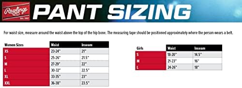Rawlings Women's Launcy Series Fastpitch Softball Pants | Tamanhos adultos | Várias cores