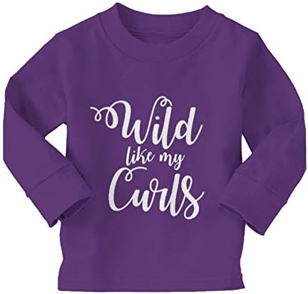 Wild Like My Curls - T -shirt Curly Hair Hair Infant/Cotton Jersey
