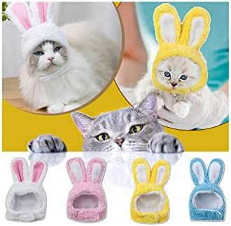 Costumo de animais de estimação da Páscoa, chapéu de ouvido de coelho engraçado para gato de cão de estimação Pequeno