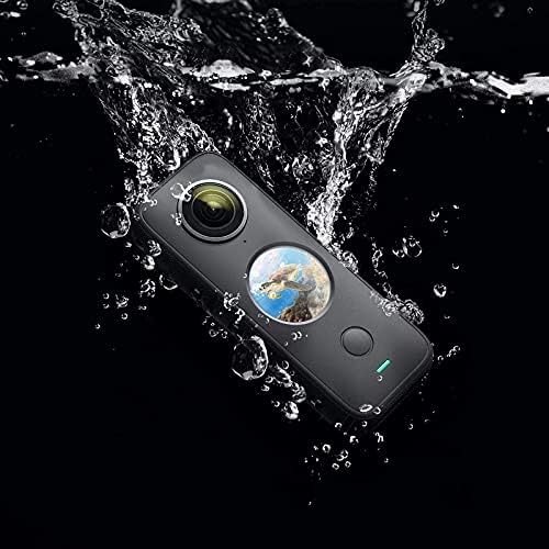 Insta360 One X2 360 graus de ação à prova d'água, 5,7k 360, estabilização, tela de toque, edição de