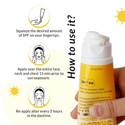 Fixderma Shadow SPF 50+ Creme | Protetor solar para o rosto | Dermatologista testou protetor solar