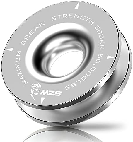 MZS Winch Stoppers + Winch Snatch Recuperação anel 50.000 lbs compatíveis com o trocador de