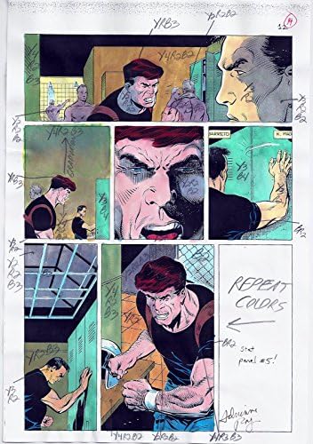 Batman Annual Comics 17 Arte de produção Página original 12 Adrienne Roy