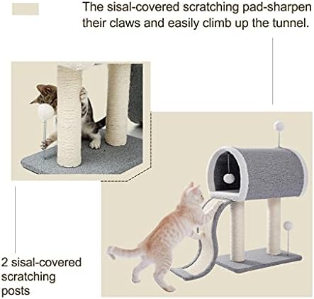 Gatos gatos gatos árvores arranhando pós -escada torre condomínio tábua de tábua tocar gatos de brinquedo ninho