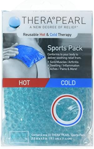 Terapearl Reutilable Hot & Cold Terapy Sports Pack - 1 cada, pacote de 2
