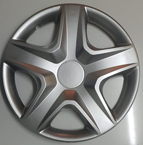 Conjunto de copri de tampa de 4 rodas de 16 polegadas prateado cuba encantada se encaixa em Toyota Corolla