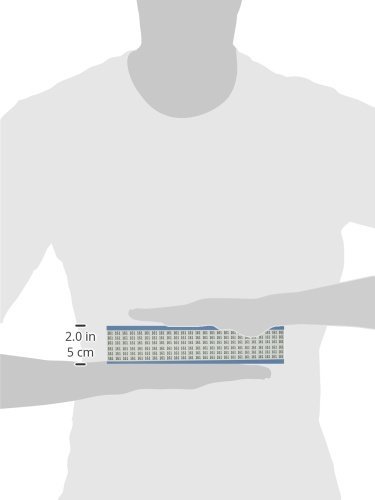 Pano de vinil reposicionável Brady WM-161-PK, preto em números sólidos, placa de marcador de fio de números sólidos