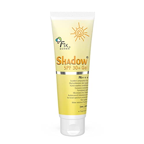 Protetor solar de sombra malar SPF 30+ Gel para a pele oleosa - propenso a acne, oferece proteção PA +++, proteção