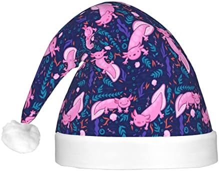Sderdzse fofo axolotl kawaii chapéu de natal com luminoso novidade adulto chapéu para decorações