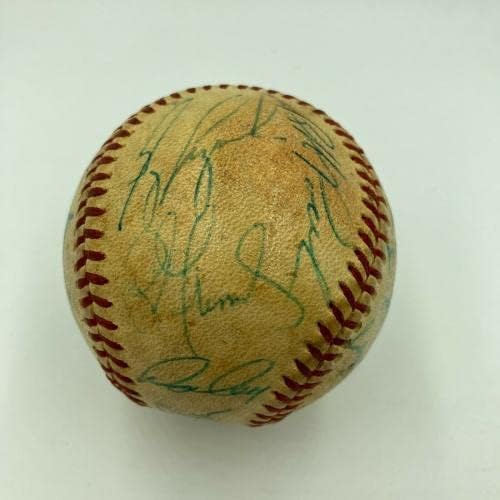 1978 All Star Game Team assinado Game usou beisebol com JSA COA - MLB Game autografado usado Baseballs