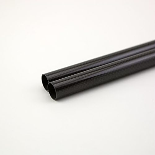 Shina 3k Roll embrulhado Tubo de fibra de carbono de 5 mm 3mm x 5 mm x 500 mm brilhante para RC Quad