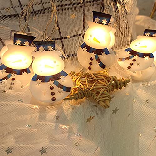 Luzes decorativas de plástico led de Natal String 2021 Novo 1,5m 10 luzes de decoração de dia de
