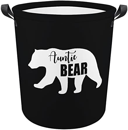 Tia urso urso cesto cesto de armazenamento colapsável bin cesto cestas de roupas para dormitório doméstico