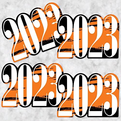 Big Dot Of Happiness Orange Grad - O melhor ainda está por vir - DIY 2023 Festas de formatura, redemoinhos
