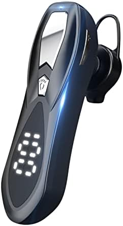 Xunion Headset de orelha única com microfone MIC Bluetooth 5.0 LED de fone de ouvido Display à prova d'água